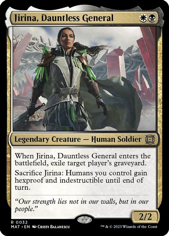 Jirina, Dauntless General - 32 - Rare