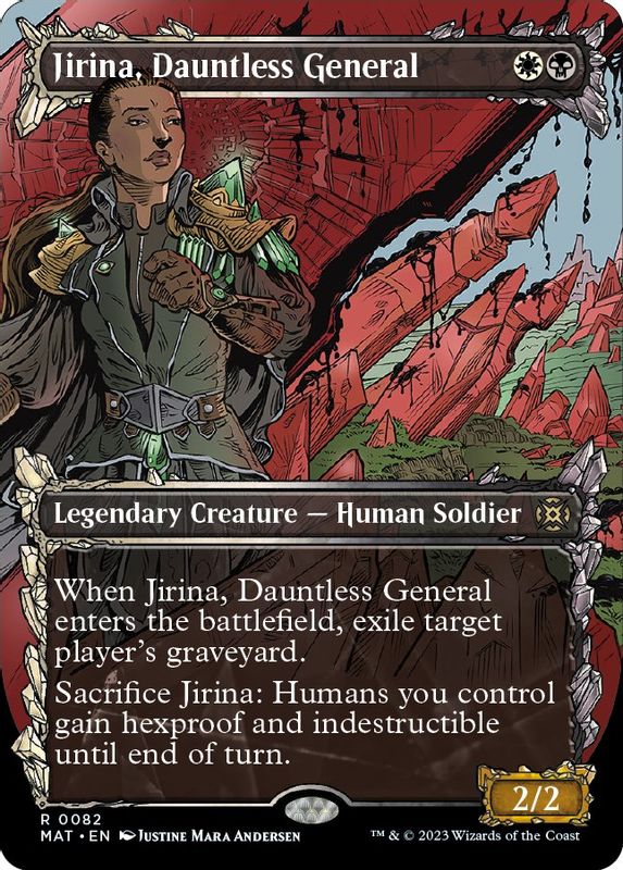 Jirina, Dauntless General (Showcase) - 82 - Rare