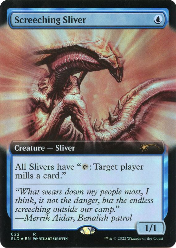 Screeching Sliver (Extended Art) - 622 - Rare