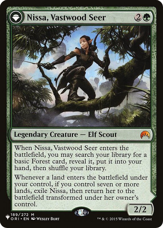 Nissa, Vastwood Seer - 189 - Mythic