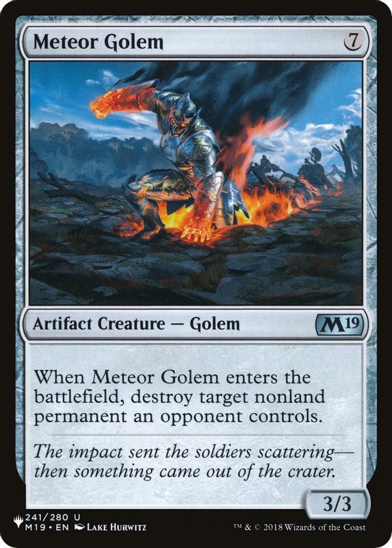 Meteor Golem - 241 - Uncommon