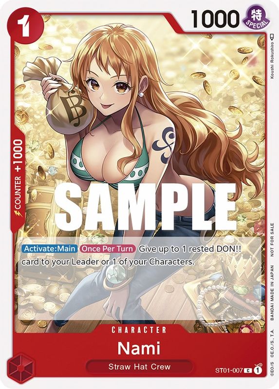 Nami (Tournament Pack Vol. 3) [Participant] - ST01-007 - Promo