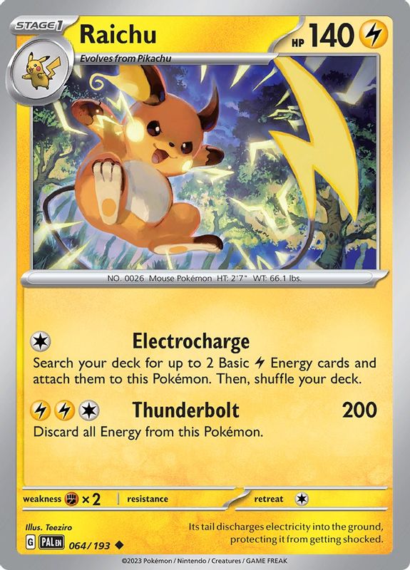 Raichu - 064/193 - 064/193 - Uncommon