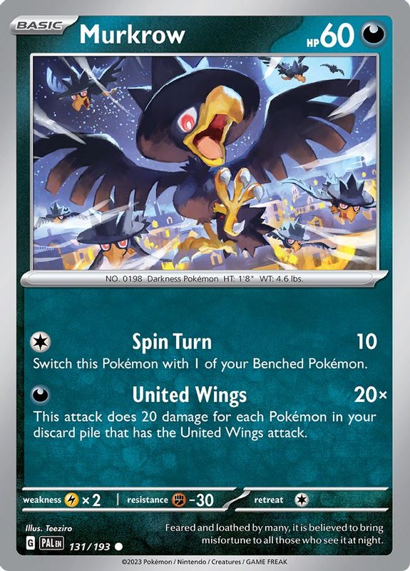 Murkrow - 131/193 - Common