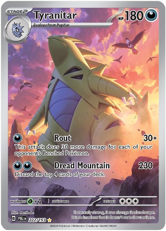 Tyranitar - 222/193 - 222/193 - Illustration Rare