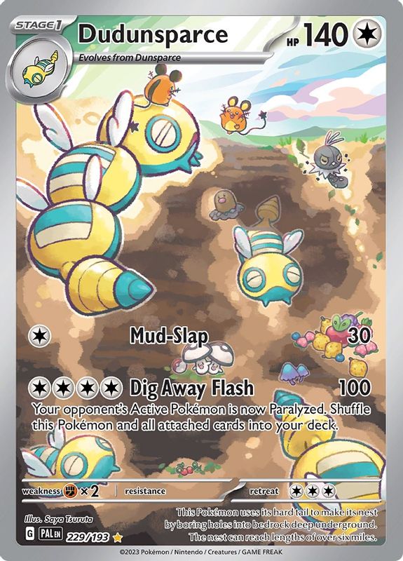 Dudunsparce - 229/193 - 229/193 - Illustration Rare