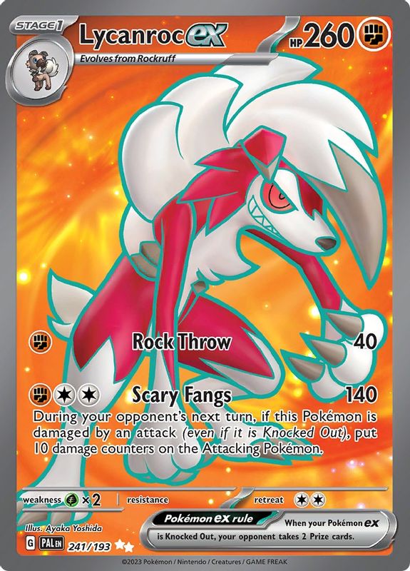 Lycanroc ex - 241/193 - 241/193 - Ultra Rare