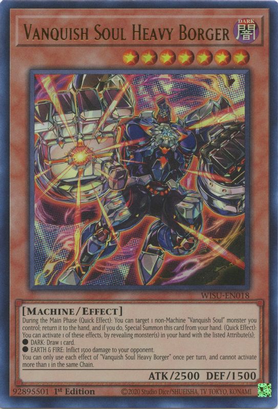 Vanquish Soul Heavy Borger - WISU-EN018 - Ultra Rare