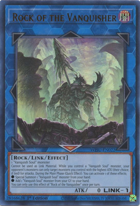 Rock of the Vanquisher - WISU-EN022 - Ultra Rare