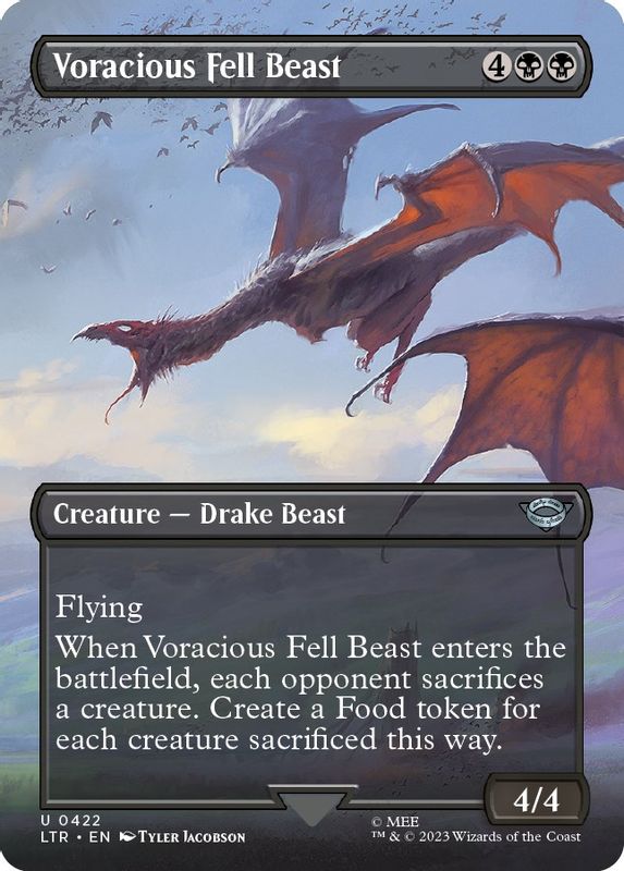 Voracious Fell Beast (Borderless) - 422 - Uncommon