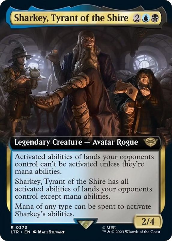 Sharkey, Tyrant of the Shire (Extended Art) - 373 - Rare