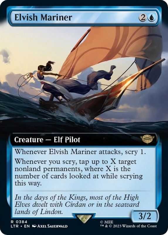 Elvish Mariner (Extended Art) - 384 - Rare