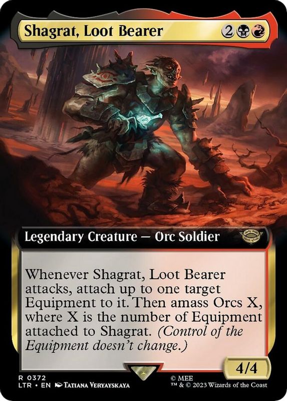 Shagrat, Loot Bearer (Extended Art) - 372 - Rare