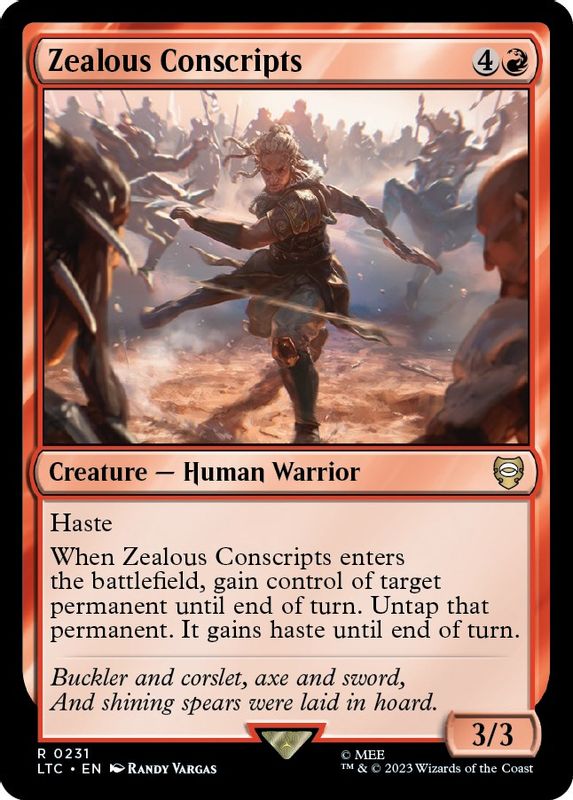 Zealous Conscripts - Rare