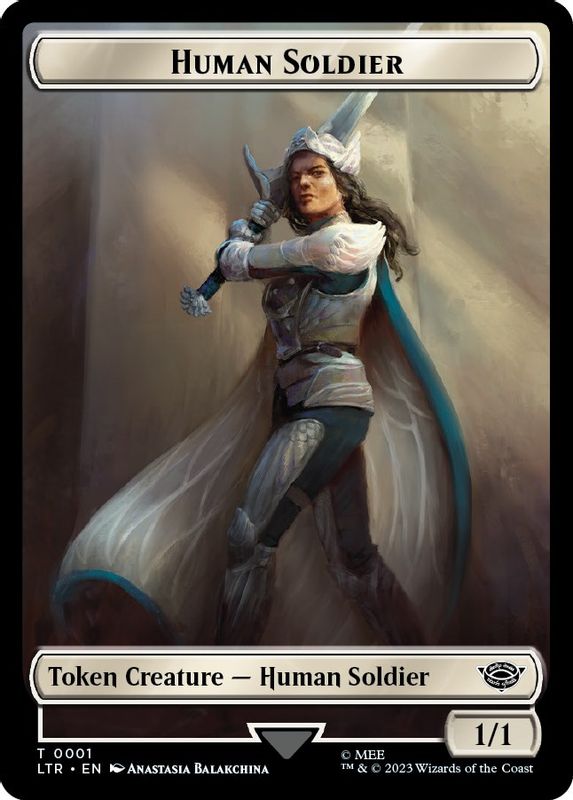 Human Soldier Token (0001) - 1 - Token