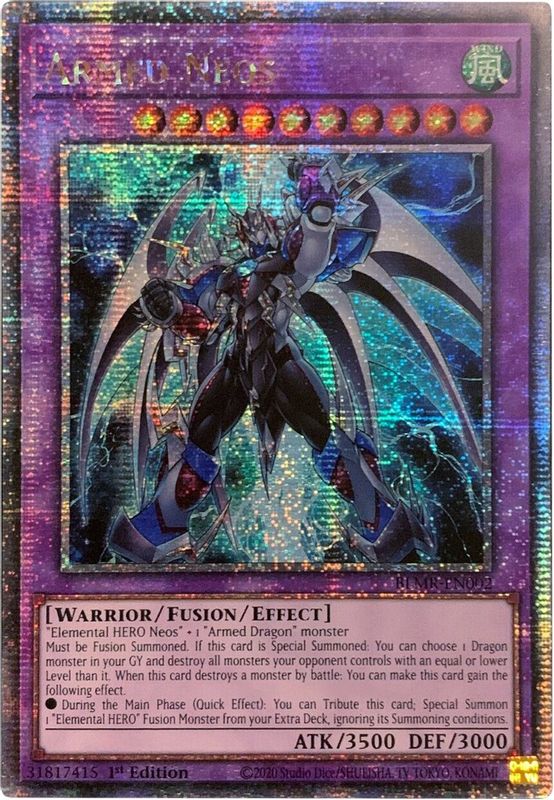 Armed Neos (Quarter Century Secret Rare) - BLMR-EN002 - Quarter Century Secret Rare