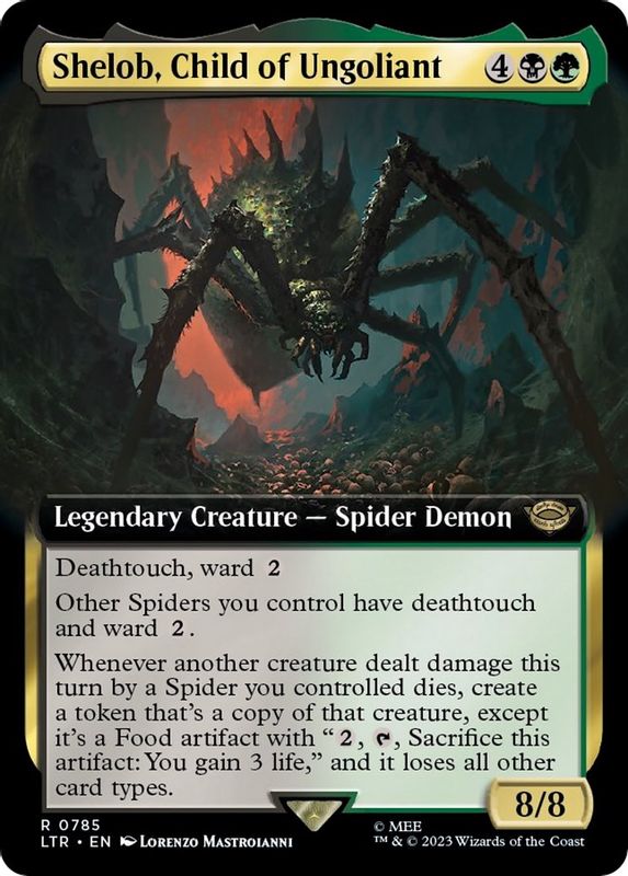 Shelob, Child of Ungoliant (Extended Art) (Surge Foil) - 785 - Rare