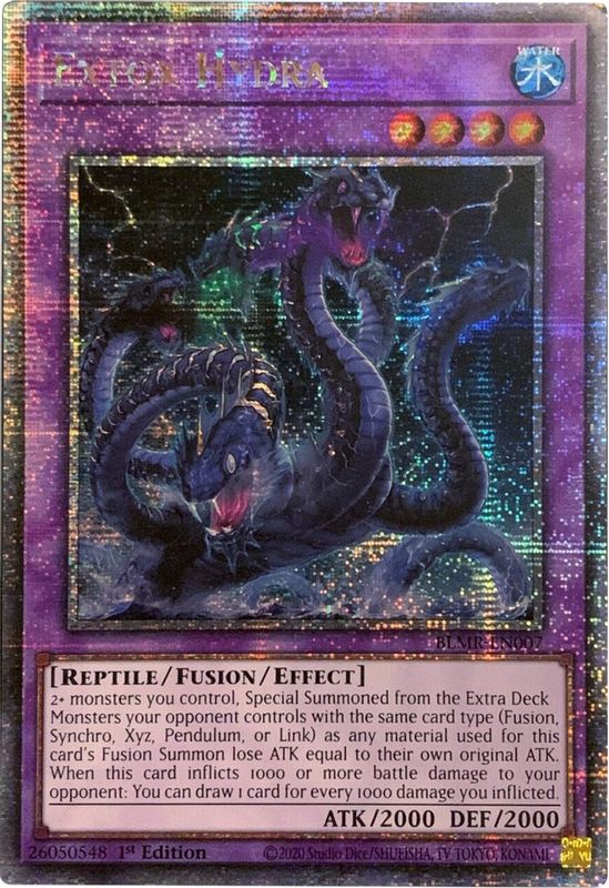 Extox Hydra (Quarter Century Secret Rare) - BLMR-EN007 - Quarter Century Secret Rare