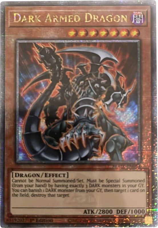 Dark Armed Dragon (Quarter Century Secret Rare) - BLMR-EN054 - Quarter Century Secret Rare