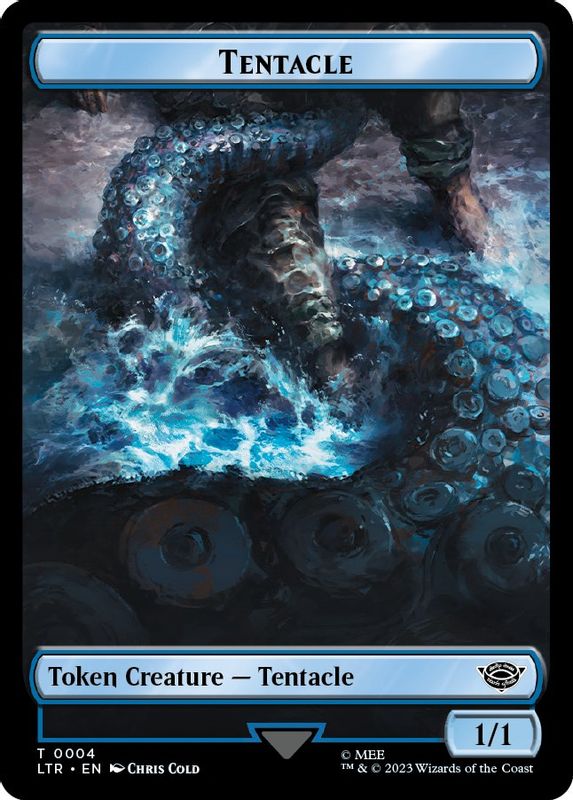 Tentacle // Food (0010) Double-Sided Token - 4 // 10 - Token