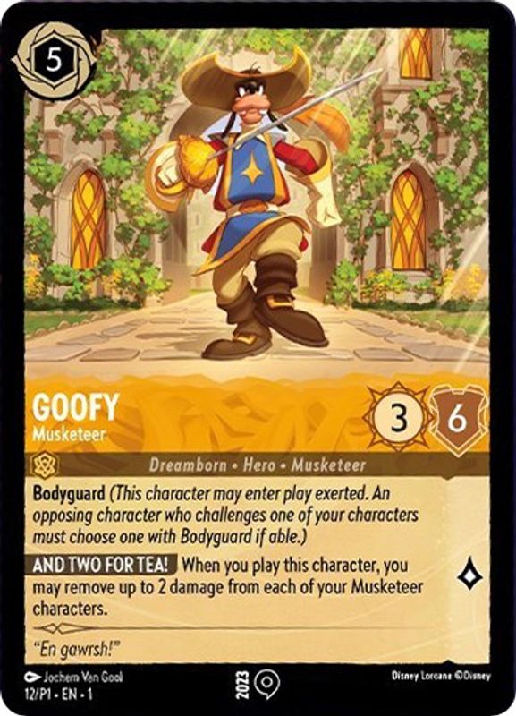 Goofy - Musketeer - 12 - Promo