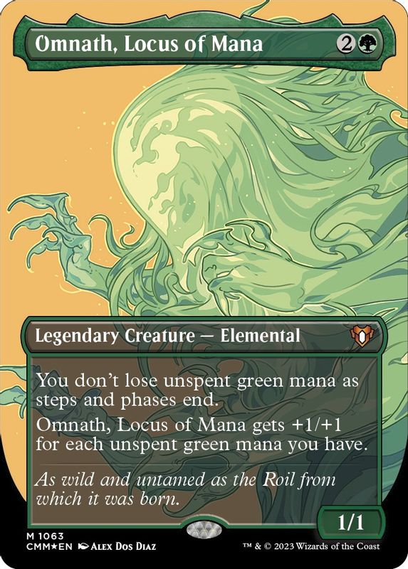 Omnath, Locus of Mana (Textured Foil) - 1063 - Mythic