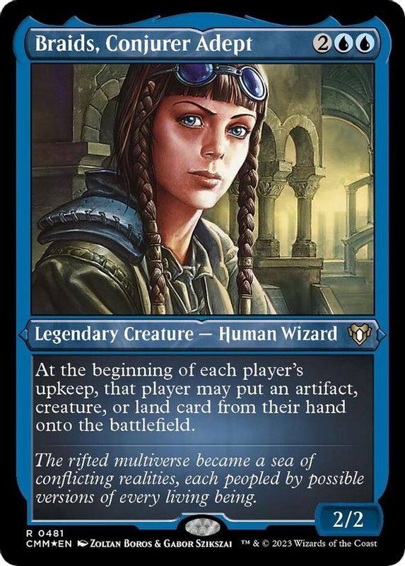 Braids, Conjurer Adept (Foil Etched) - 481 - Rare