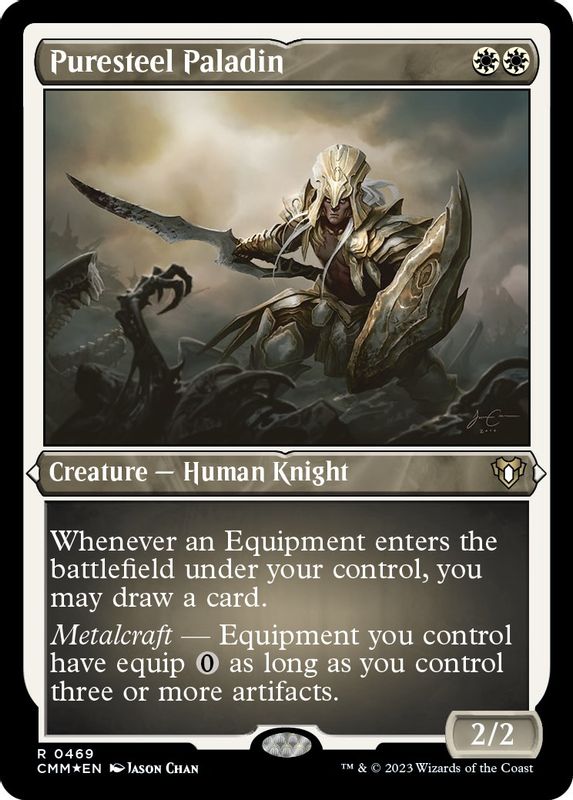 Puresteel Paladin (Foil Etched) - 469 - Rare