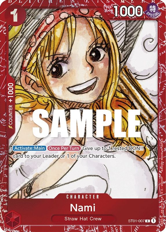 Nami (Premium Card Collection -ONE PIECE FILM RED Edition-) - ST01-007 - Common