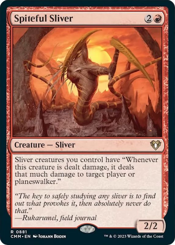 Spiteful Sliver - Rare