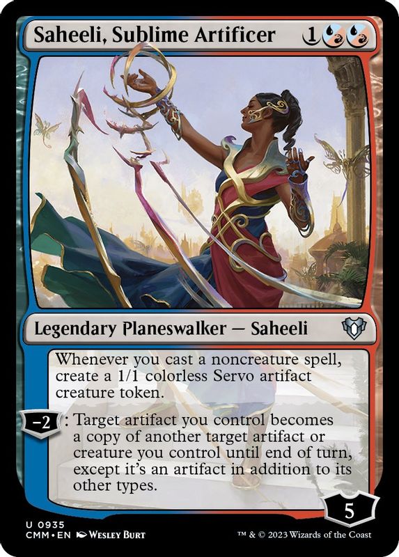 Saheeli, Sublime Artificer - Uncommon