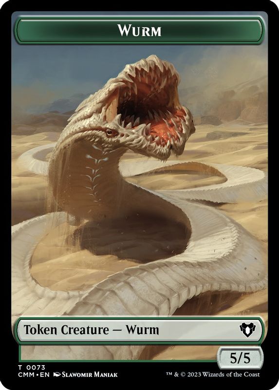 Wurm // Spider Double-Sided Token - 73 // 36 - Token