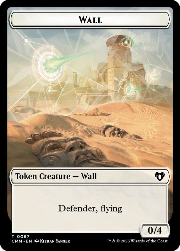 Wall // Kor Ally Double-Sided Token - 67 // 64 - Token