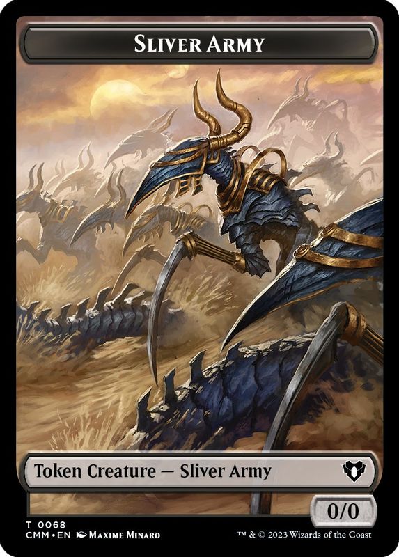 Sliver Army // Sliver Double-Sided Token - 68 // 57 - Token