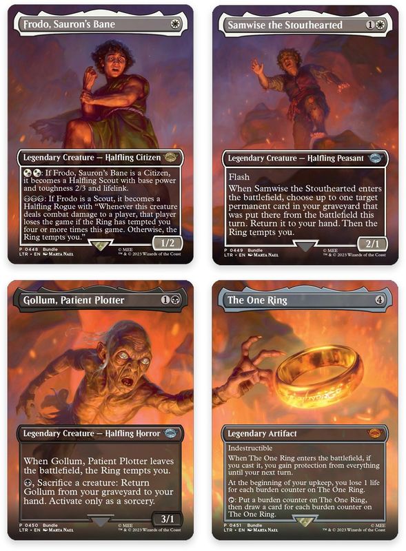 Mount Doom Scene [Set of 4] - 448-451 - Promo