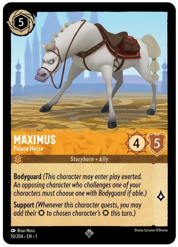 Maximus - Palace Horse - 10/204 - Super Rare