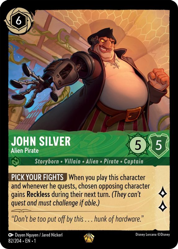 John Silver - 82/204 - Legendary