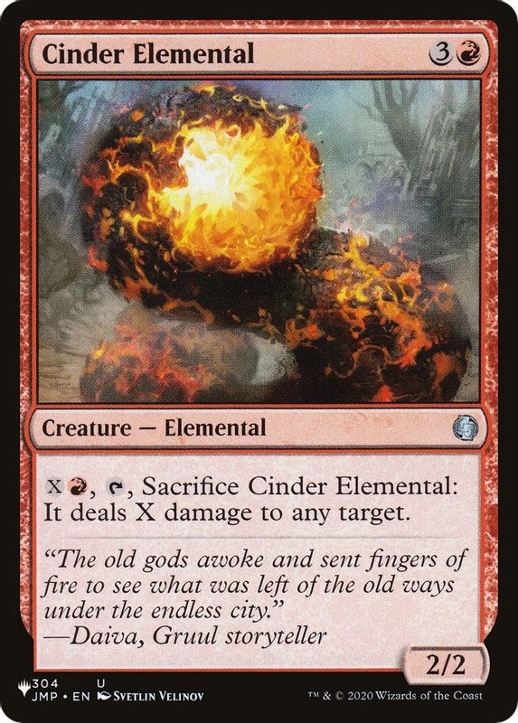 Cinder Elemental - 304 - Uncommon