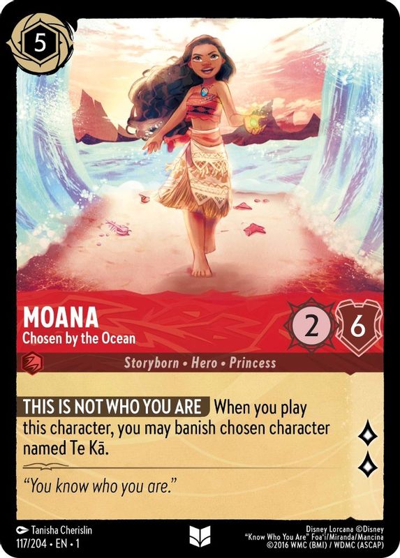 Moana - Chosen by the Ocean - 117/204 - Uncommon