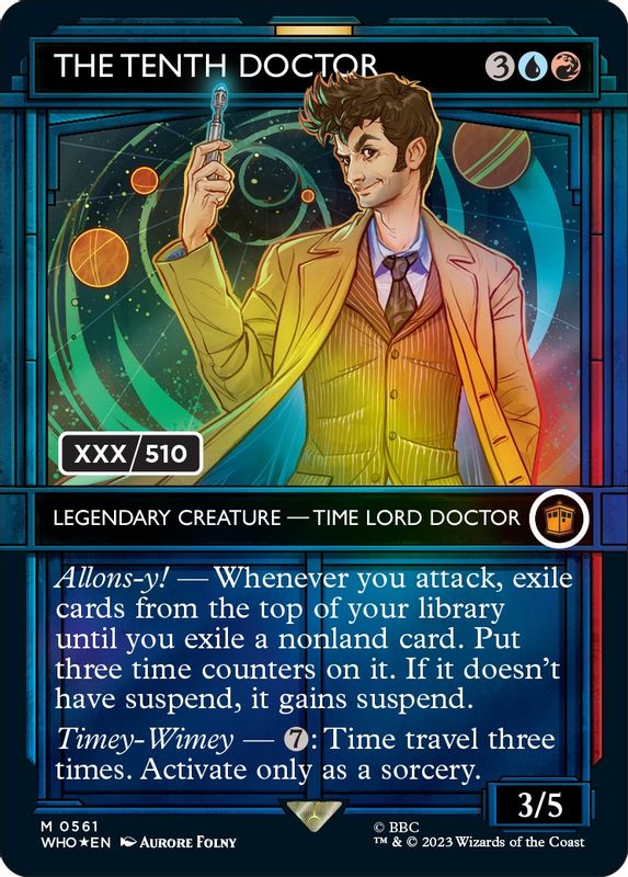 The Tenth Doctor (Serial Numbered) - 561 - Mythic