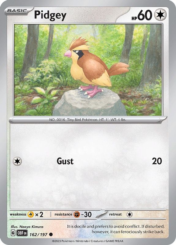 Pidgey - 162/197 - Common