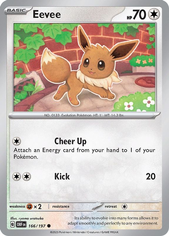 Eevee - 166/197 - Common