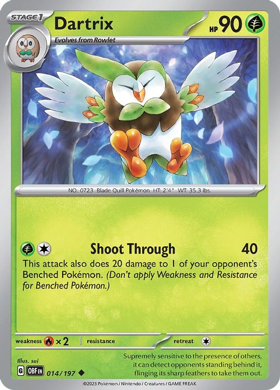 Dartrix - 007/139 - Uncommon