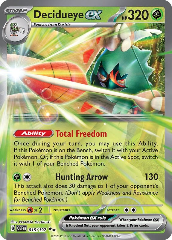 Decidueye ex - 008/139 - Double Rare