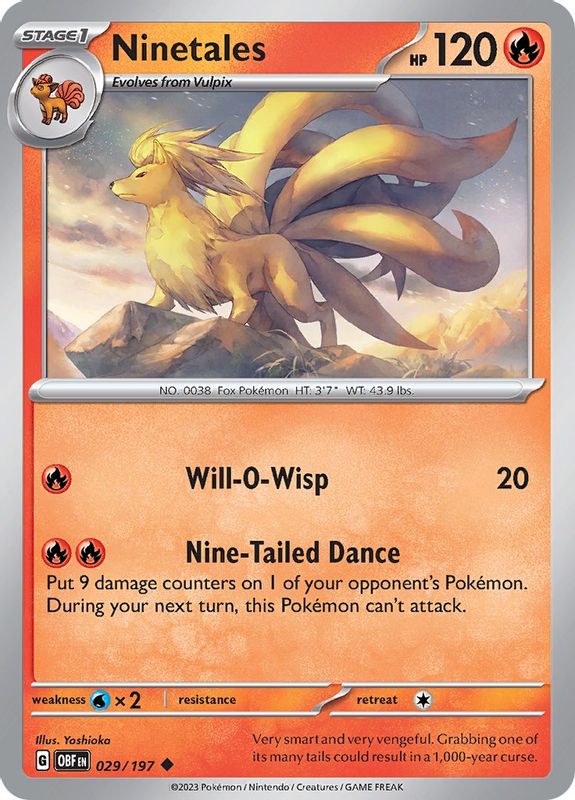 Ninetales - 029/197 - Uncommon