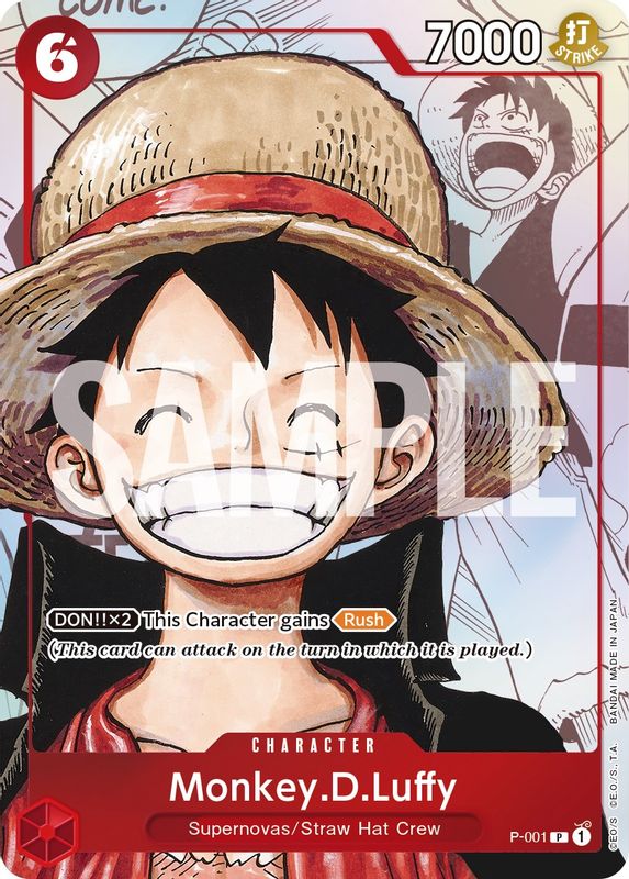 Monkey.D.Luffy (Alternate Art) - P-001 - Promo