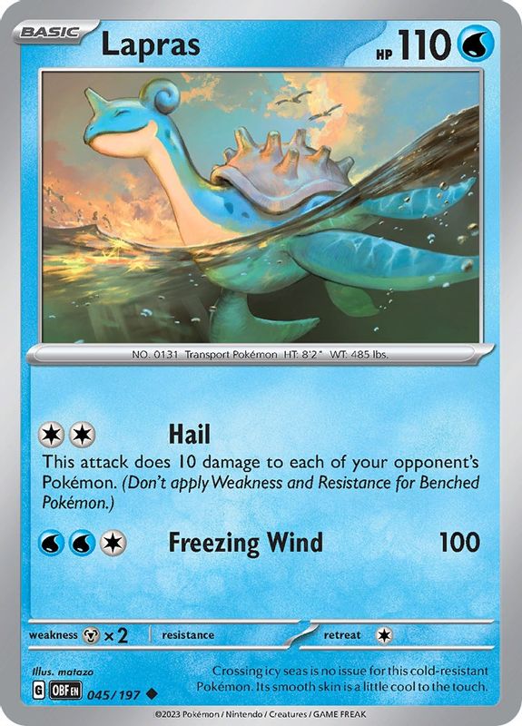 Lapras - 045/197 - Uncommon