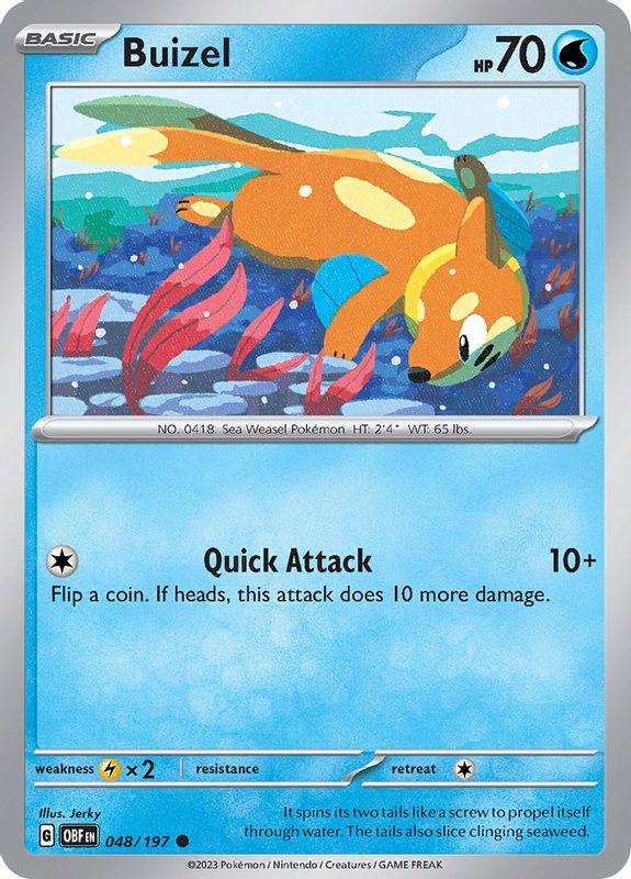 Buizel - 048/197 - Common