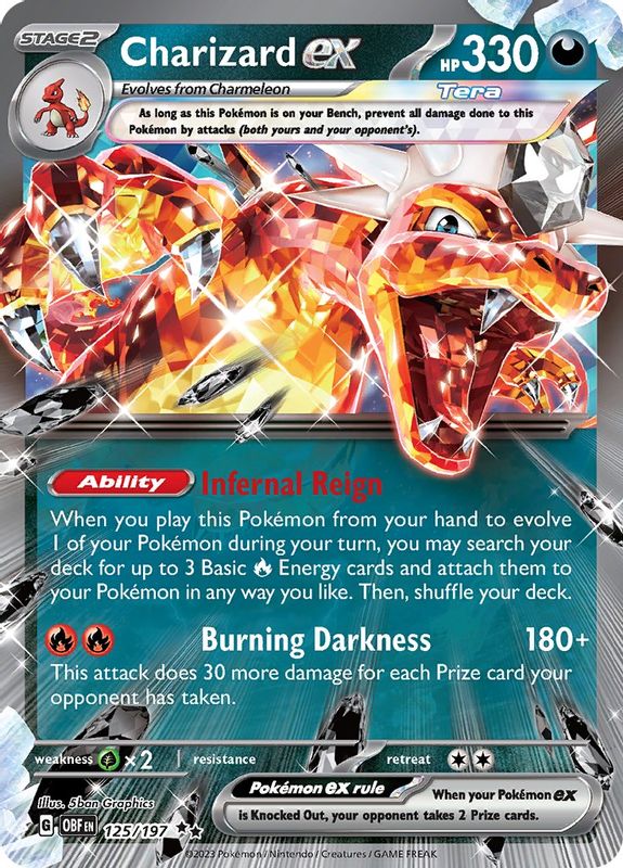 Charizard ex - 125/197 - Double Rare