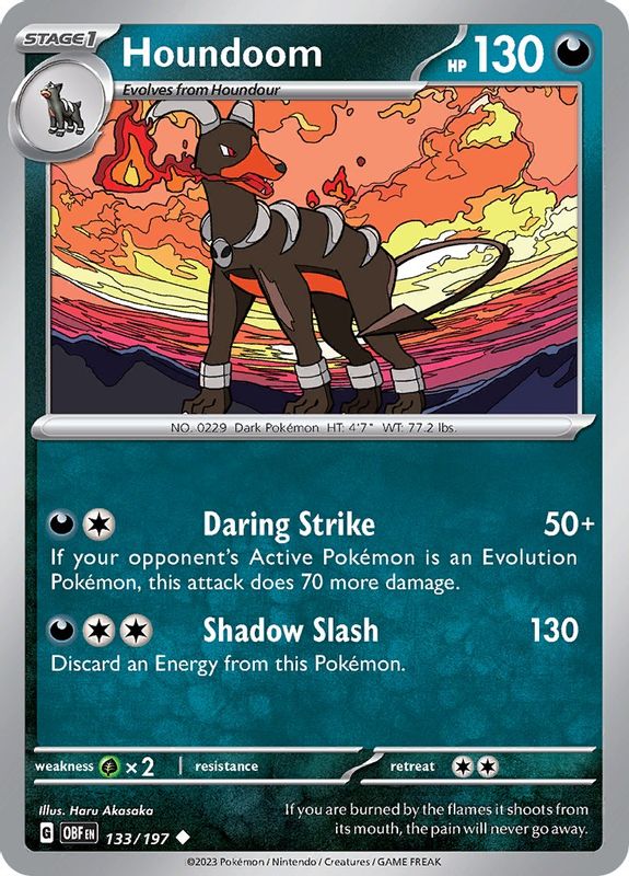 Houndoom - 133/197 - Uncommon